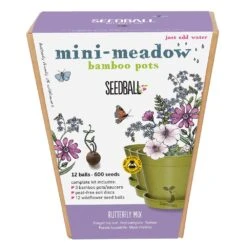 Mini Meadow Seedballs And 3 Bamboo Pots & Saucers -Herbalife Shop pl2000040778 card4 lg