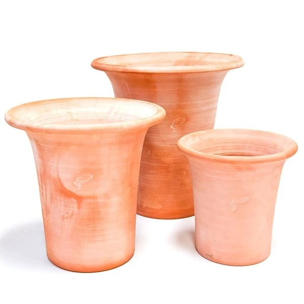 Terracotta Flared Rim Pot 4 Terracotta Flared Rim Pot - Image 2