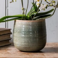 Crackle Glaze Plant Pot - Mint 7 Crackle Glaze Plant Pot - Mint -Herbalife Shop pr2000031226 card3 lg