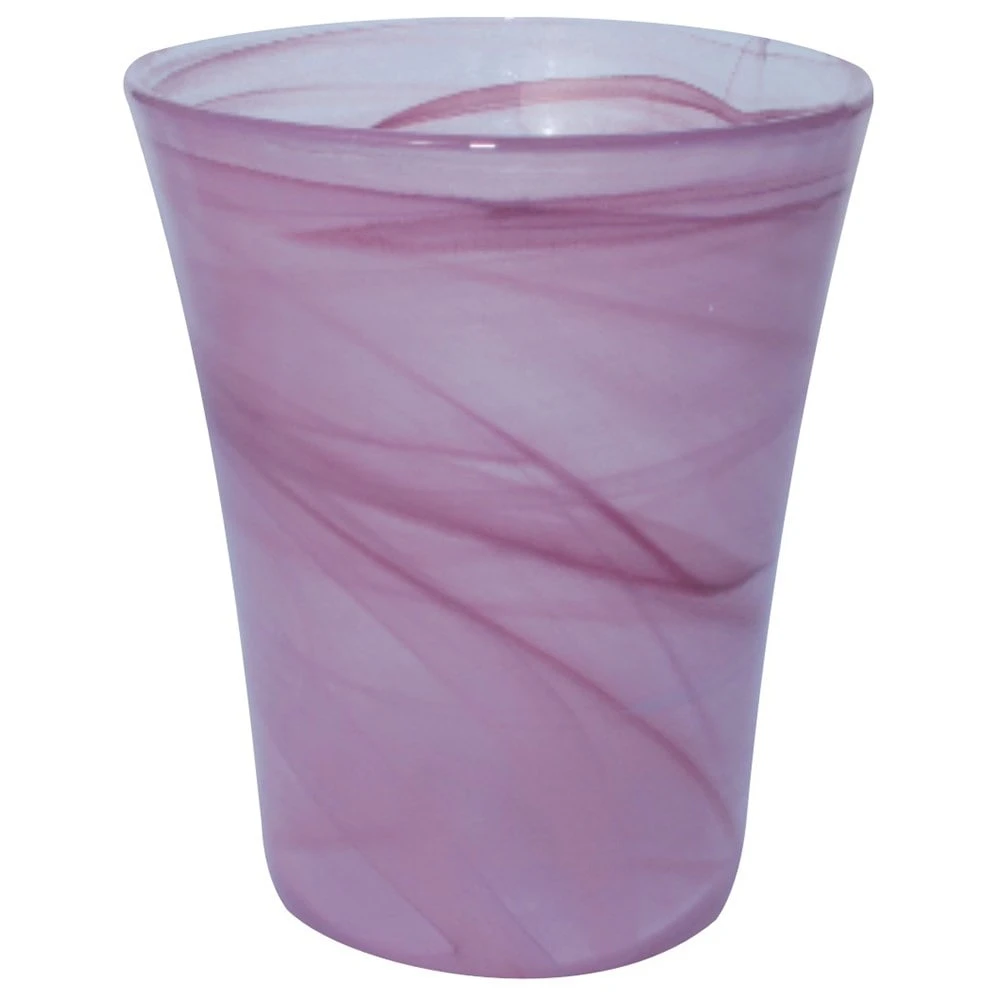 Recycled Glass Flared Orchid Pot - Violet 5 Recycled Glass Flared Orchid Pot - Violet - Image 3