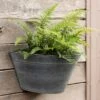 Wall Planter - Aged Zinc