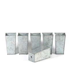 Tall Galvanised Root Trainer Pots - Set Of 6 -Herbalife Shop pr2000037515 card3 lg