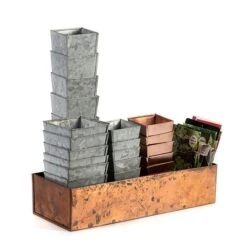 Tall Galvanised Root Trainer Pots - Set Of 6 -Herbalife Shop pr2000037515 card4 lg