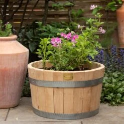 Hardwood Barrel Planter -Herbalife Shop pr2000044967 card2 lg