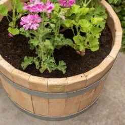 Hardwood Barrel Planter -Herbalife Shop pr2000044967 card3 lg