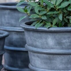 Greystoke Ribbed Planter - Aged Zinc 21 Greystoke Ribbed Planter - Aged Zinc -Herbalife Shop pr2000046295 card10 lg