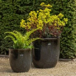 Glazed Ceramic Pot - Misty Black -Herbalife Shop pr2000046301 card2 lg