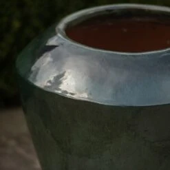 Glazed Terracotta Feature Pot - Moss Green 10 Glazed Terracotta Feature Pot - Moss Green -Herbalife Shop pr2000046302 card3 lg
