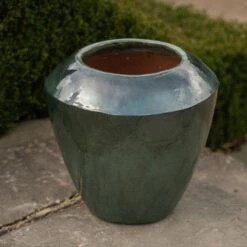 Glazed Terracotta Feature Pot - Moss Green 11 Glazed Terracotta Feature Pot - Moss Green -Herbalife Shop pr2000046302 card4 lg