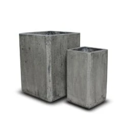 Tall Cement Cube Pot - Waxed -Herbalife Shop pr2000046318 card6 lg
