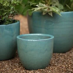Glazed Terracotta Pot - Reef Blue 10 Glazed Terracotta Pot - Reef Blue -Herbalife Shop pr2000046329 card3 lg