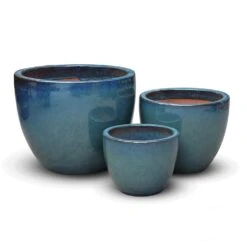 Glazed Terracotta Pot - Reef Blue 13 Glazed Terracotta Pot - Reef Blue -Herbalife Shop pr2000046329 card6 lg