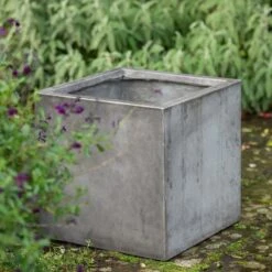 Square Terrace Planter - Weathered Cement -Herbalife Shop pr2000048722 card9 lg