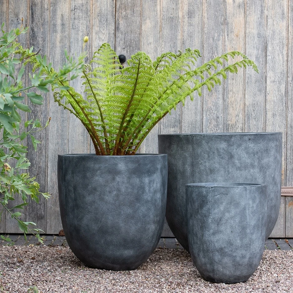 Drop Planter - Ash Grey 3 Drop Planter - Ash Grey