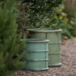Greenwich Barrel Planter - Verdigris -Herbalife Shop pr2000048731 card3 lg