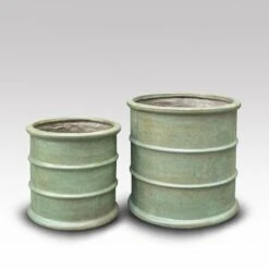 Greenwich Barrel Planter - Verdigris -Herbalife Shop pr2000048731 card5 lg