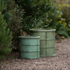 Greenwich Barrel Planter - Verdigris -Herbalife Shop pr2000048731 card7 lg